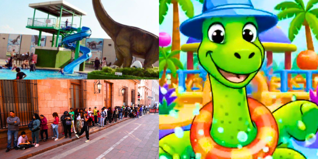 Dinoasis: boletos gratis para el nuevo parque acuático del Tangamanga