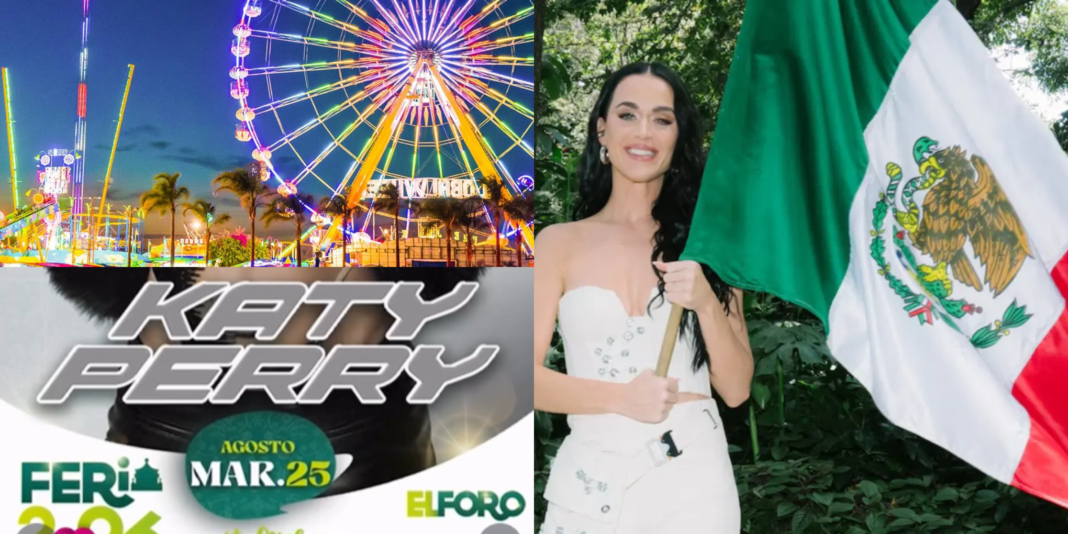 ¡¿Qué?! ¡Katy Perry dará un concierto gratis en la FENAPO!